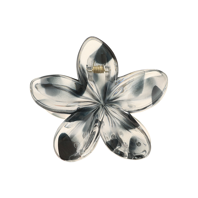 Plumeria Haarklammer aus injiziertem Kunststoff