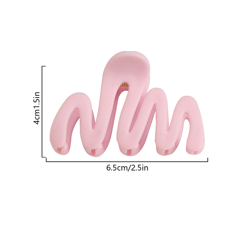 Curve Frosting Haarklammer aus Kunststoff mit Injektion
