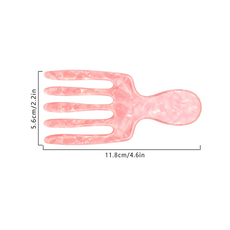 Acetatkamm im Short Fork-Stil