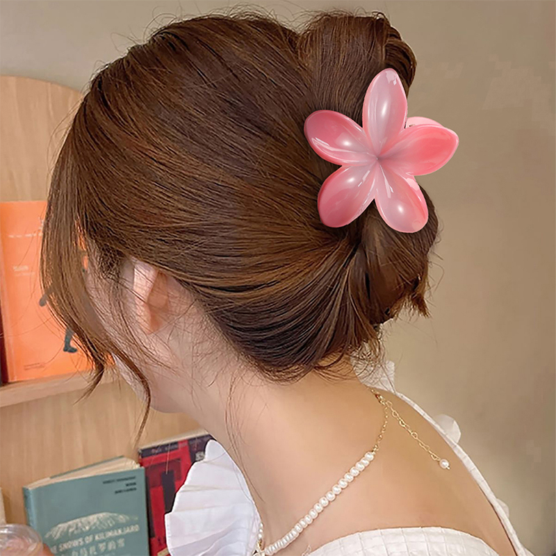 Plumeria Haarklammer aus injiziertem Kunststoff