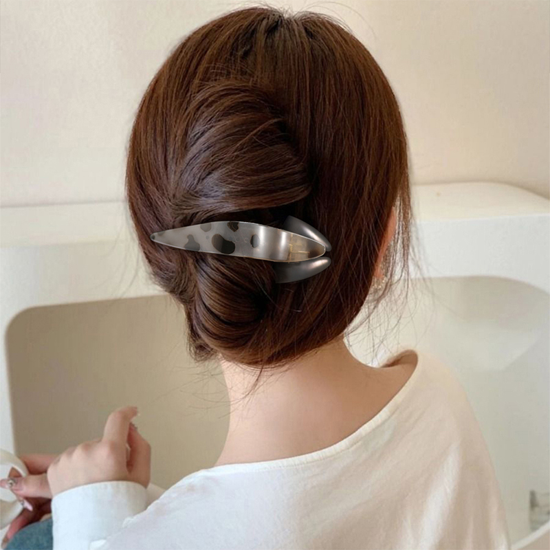 Schwalbenschwanzclip mit Kunststoffclip für injizierte Haarklaue