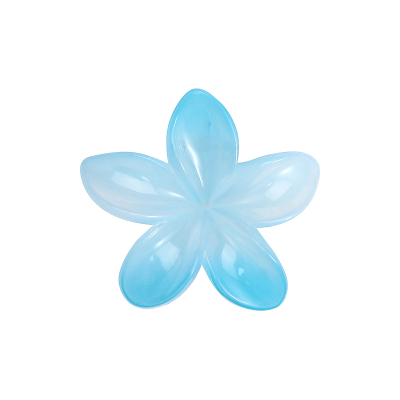 Plumeria ABS-Haarklammer aus injiziertem Kunststoff