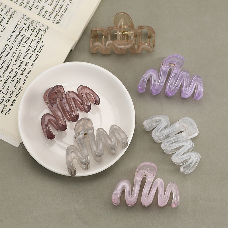 Curve Frosting Haarklammer aus Kunststoff mit Injektion