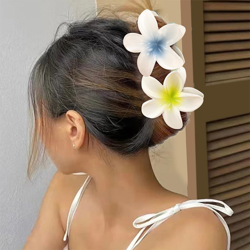 Plumeria Haarklammer aus injiziertem Kunststoff